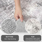 IOHOUZE Abstract Runner Rug 3x16 Ft Washable Runners - Image 6