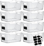 Clear Plastic Storage Bins by ShelfShaper