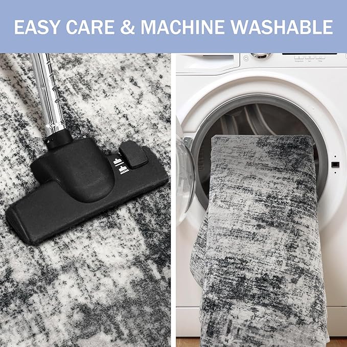 IOHOUZE Abstract Runner Rug 2x6 Ft Washable Runners - Image 3