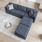 CHITA Oversized Modular Cloud Sectional Sofa Set, FSC Certified U Shaped Couch - Image 3