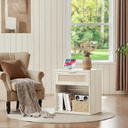 LEYAOYAO Rattan Nightstands Set of 2 - Image 6