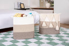 Storage Baskets for Clothes Fabric Cotton Rope Storage Basket - Image 3