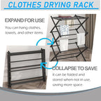 Household Indoor Folding Clothes Drying Rack, Dry Laundry and Hang Clothes - Image 5