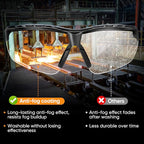 TICONN Anti-Fog Safety Glasses for Men and Women, ANSI Z87.1 Scratch Proof Eye - Image 4