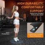 PRAISUN 0.6" Thicker Gym Mat, 12 Tiles 48 Sq Ft Workout Mats, Interlocking Foam - Image 7