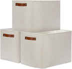 DULLEMELO Large Storage Baskets, Fabric Storage Bins by DULLEMELO