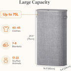 Lifewit 75L Slim Laundry Basket - Image 3