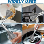 2Pcs 304 Stainless Steel Pot Brushes, Stainless Steel Scrubber Tools Metal - Image 7