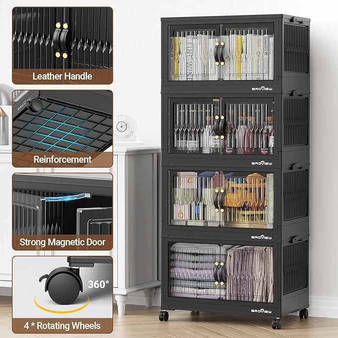 BROVIEW 320Qt Stackable Storage Bins - Image 5
