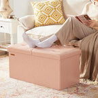 HAUSFRAU - 30 Inches Storage Ottoman Bench - Image 6
