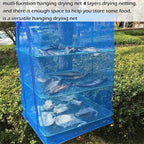 Drying Rack 4 Layers Folding Mesh, Foldable Nylon Netting, Hanging Drying Net - Image 2
