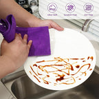 Microfiber Cleaning Cloths-12 Pack, Microfiber Towels - Image 3