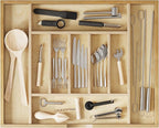 WelFurGeer Premium Wooden Silverware Organizer - Image 8