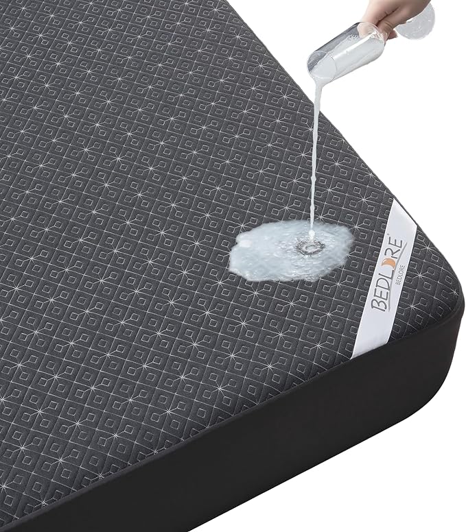BEDLORE Queen Mattress Protector, Waterproof Noiseless Mattress Cover - Image 8
