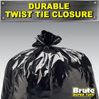 Heavy Duty Contractor Bags, Extra Large Trash Bags, Twist Tie Closure, 55 Gallon - Image 3