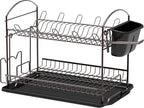 SIMPLE HOUSEWARE 2-Tier Dish Rack - Image 2