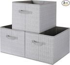 WUIKE Closet Storage Bins, Trapezoid Storage Boxes by WUIKE
