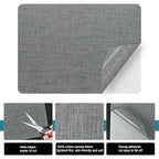J.CARP 2Pcs Linen Repair Patches, Large Self-Adhesive Fabric Patch - Image 3