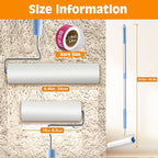 Large Lint Rollers for Pet Hair Extra Sticky, 9.45''/6.3"Pet Hair Removal Tool - Image 3