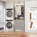Aheaplus 2FT Closet System - Image 6