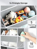 Yecaye 3 Pack Over The Door Organizer, 6-Tier Closet Door Hanging Organizer - Image 5
