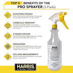 HARRIS Professional Spray Bottle 32oz, All-Purpose - Image 2