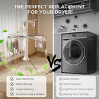 4-Legged Clothes Drying Rack, Portable Dryer Rack - Image 6