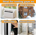 Transparent Window Weather Sealing Tape 2.76 Inch x 16.5 FT Weather Stripping - Image 3