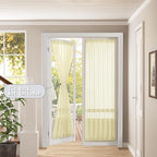 Tollpiz Sheer Door Curtain Closet Linen Textured Curtains Sheer Doorway Light - Image 2