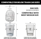 Aluf Plastics High Density Trash Bags, 10 Gallon, 8 Micron, - Image 7