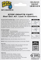 Flex Seal Draft and Insulation Sealing Tape, Rubberized, Weatherproof Strip - Image 2