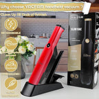 Handheld Vacuum Cordless, 15KPA High Power Suction, USB Quick Charge, Car - Image 2