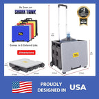 dbest products Quik Cart Collapsible Rolling Crate on Wheels - Image 4