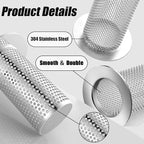 4 PCS Bathroom Sink Drain Strainers, Fit Hole Size from 1.25" to 2.17" - Image 3
