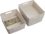 BINO - Woven Plastic Basket, The Jute Collection, Home Organization, by BINO