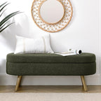 Furnimart 43.5" Queen Size Storage Bedroom Bench - Image 4