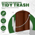Utopia Kitchen Compost Bin for Kitchen Countertop, 1.3 Gallon Compost Bin for - Image 3