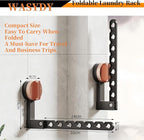 Wall Mounted Clothes Drying Rack, Laundry Dryer Hanger - Image 3