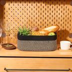 Small Storage Baskets for Organizing | Closet Organizer Bins | Shelf Toy Basket - Image 5