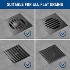 Disposable Hair Catcher Shower Drain Mesh Stickers, Hair Catchers - Image 4