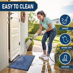 Smiry Front Door Mat Outside Entrance, Heavy Duty Outdoor Indoor Natural Rubber - Image 6