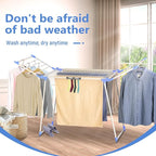 Clothes Drying Rack, Gullwing Laundry Rack, Collapsible, Space-Saving Laundry - Image 5