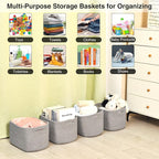 Small Storage Baskets for Organizing, Woven Storage Baskets for Shelves - Image 5