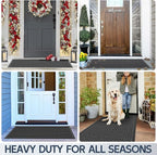 Indoor Outdoor Front Door Mats, Garage Entrance, Stain and Fade Resistant - Image 8