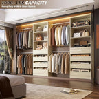 Aheaplus Closet System, 4-9Ft Closet Organizer - Image 2