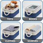 Temary Small Storage Baskets for Shelves, Fabric Storage Bins - Image 4