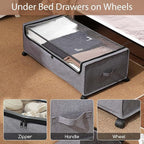 Under Bed Storage with Wheels, Under The Bed Storage Drawers On Wheels - Image 3