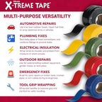 X-Treme Tape MOCAP Heavy Duty Electrical Tape, Self-Fusing Silicone Rubber - Image 3