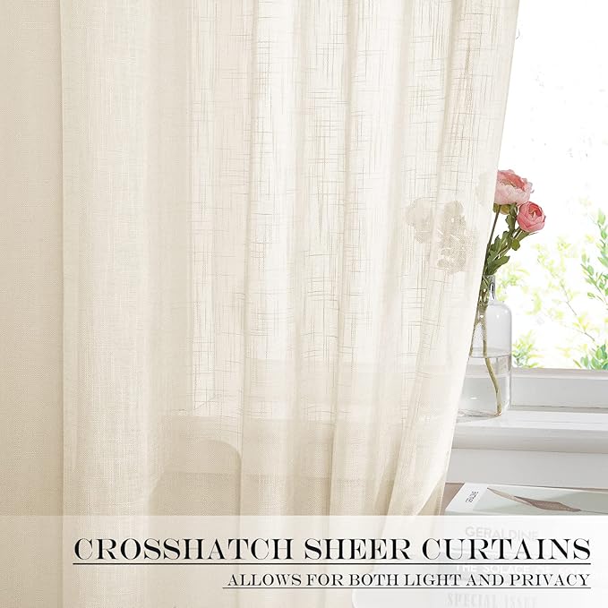 NICETOWN Sheer Privacy Curtains - Image 5