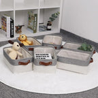 HNZIGE Small Storage Baskets for Organizing Fabric Storage Baskets for Shelves - Image 2